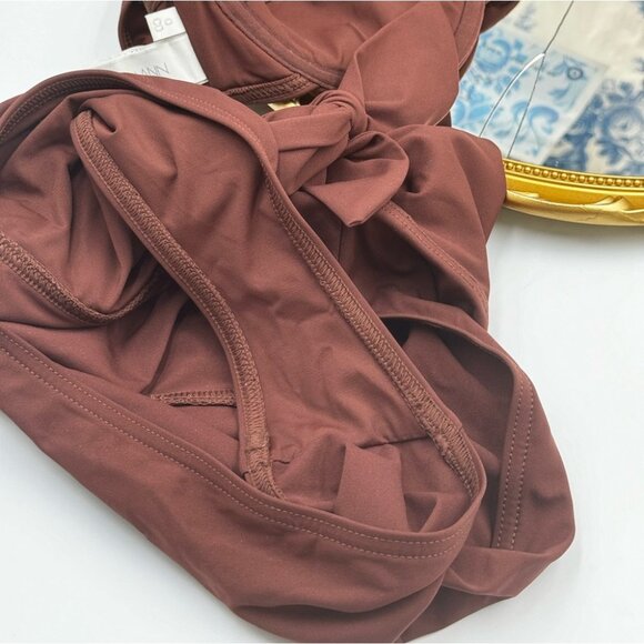 🆕 ZIMMERMANN 🧿 NWOT Separates Balconette & Scarf HW Pant Bikini Set Sz 0 = US2 - Picture 16 of 16